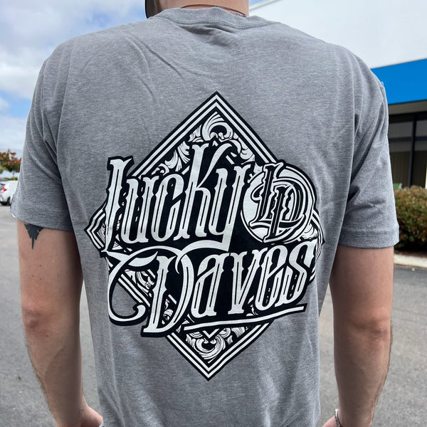 Lucky Daves Diamond Grey T-Shirt