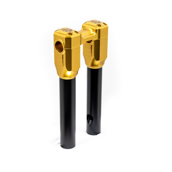 Gold / Black Peacemaker Risers