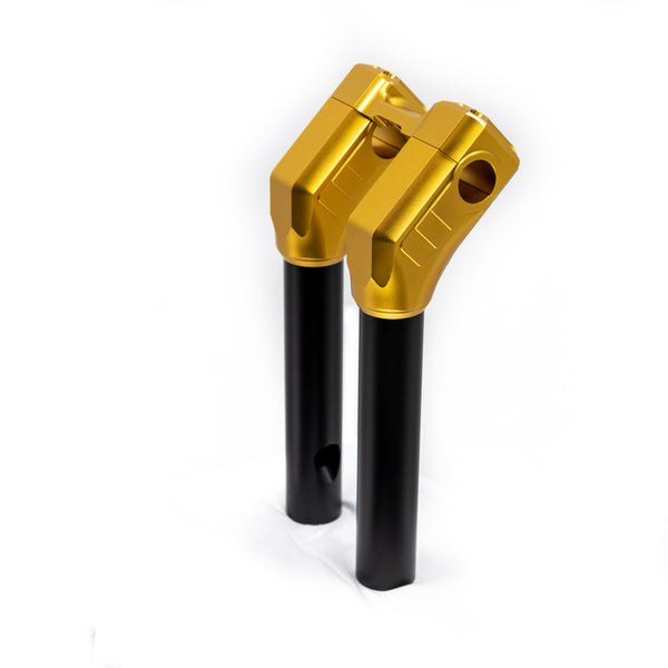 Gold / Black Peacemaker Risers