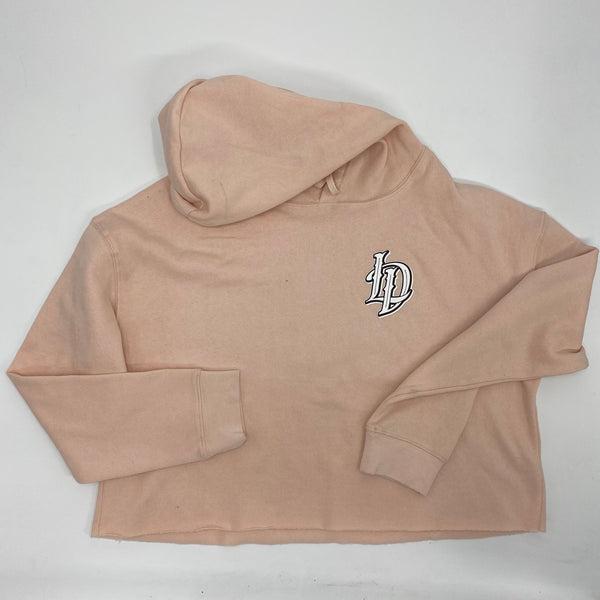 Lucky Daves Diamond Crop Hooded Pullover