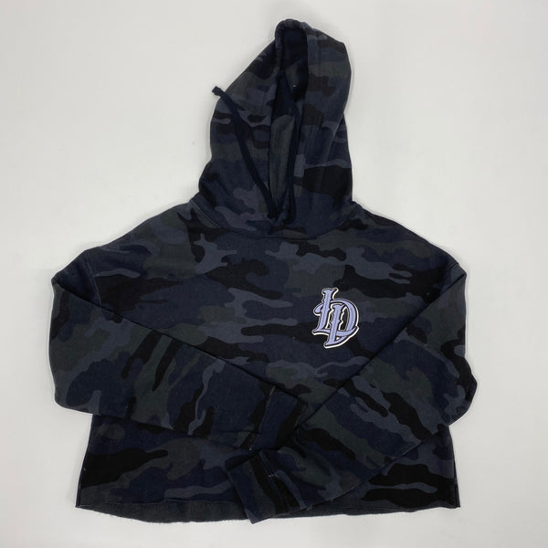 Lucky Daves Chain Crop Hooded Pullover